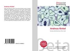 Andreas Rinkel kitap kapağı