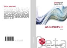 Buchcover von Sphinx Oberthueri