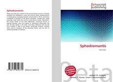 Buchcover von Sphodromantis