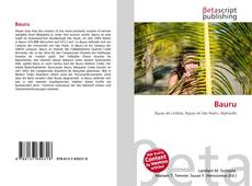 Portada del libro de Bauru