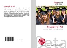 Buchcover von University of Niš
