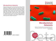 Microbacterium Hatanonis kitap kapağı