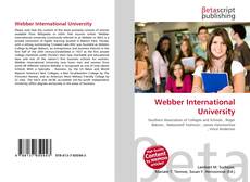 Borítókép a  Webber International University - hoz
