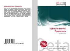 Capa do livro de Sphodromantis Fenestrata 