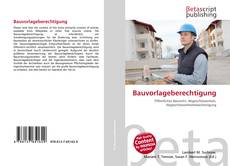 Buchcover von Bauvorlageberechtigung