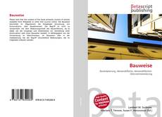 Capa do livro de Bauweise 