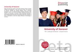 Capa do livro de University of Hanover 