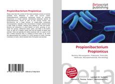 Capa do livro de Propionibacterium Propionicus 