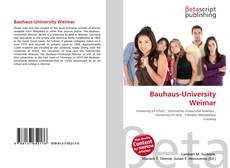 Capa do livro de Bauhaus-University Weimar 