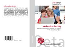 Lakehead University的封面
