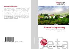 Bauwerksbegrünung的封面