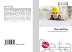 Buchcover von Bauzuschlag