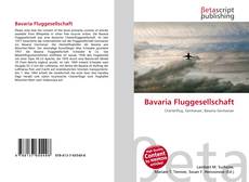 Buchcover von Bavaria Fluggesellschaft