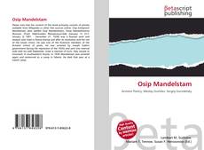Portada del libro de Osip Mandelstam