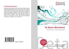 Bookcover of Te Deum (Bruckner)