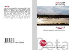 Copertina di " Bavay "