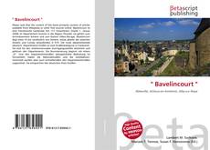 Обложка " Bavelincourt "