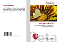 Copertina di Coleophora Kautzi