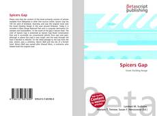 Copertina di Spicers Gap