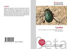 Copertina di Lycidae