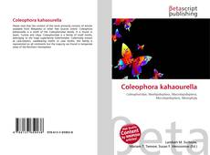 Couverture de Coleophora kahaourella