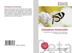 Capa do livro de Coleophora Contrariella 