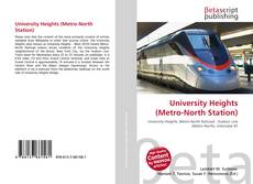 University Heights (Metro-North Station) kitap kapağı