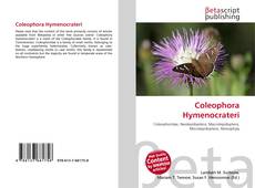 Coleophora Hymenocrateri kitap kapağı