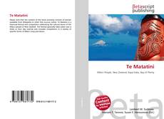 Te Matatini kitap kapağı