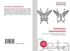 Coleophora Hydrolapathella kitap kapağı