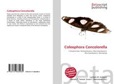 Buchcover von Coleophora Concolorella