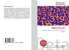 Portada del libro de Oskar Perron