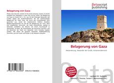 Buchcover von Belagerung von Gaza