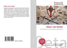 Обложка Oskar von Hutier