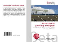 Обложка University Hall (University of Virginia)