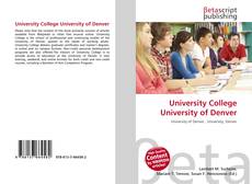 Copertina di University College University of Denver