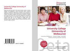 Copertina di University College (University of Melbourne)