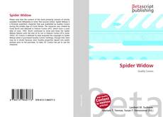 Copertina di Spider Widow