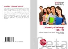 University Challenge 1994–95 kitap kapağı