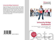Buchcover von University Bridge (Saskatoon)