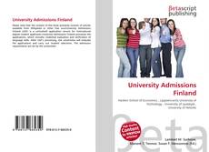 Bookcover of University Admissions Finland