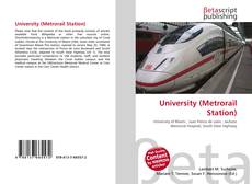 Buchcover von University (Metrorail Station)