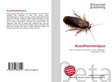 Copertina di Acanthometropus