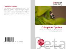 Обложка Coleophora Opulens