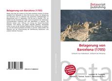 Portada del libro de Belagerung von Barcelona (1705)