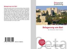 Copertina di Belagerung von Bari