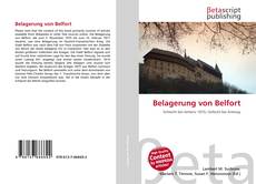 Couverture de Belagerung von Belfort