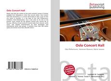 Portada del libro de Oslo Concert Hall