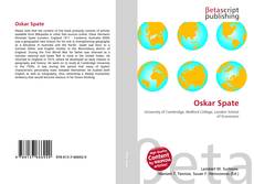 Couverture de Oskar Spate