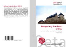 Portada del libro de Belagerung von Bonn (1673)
